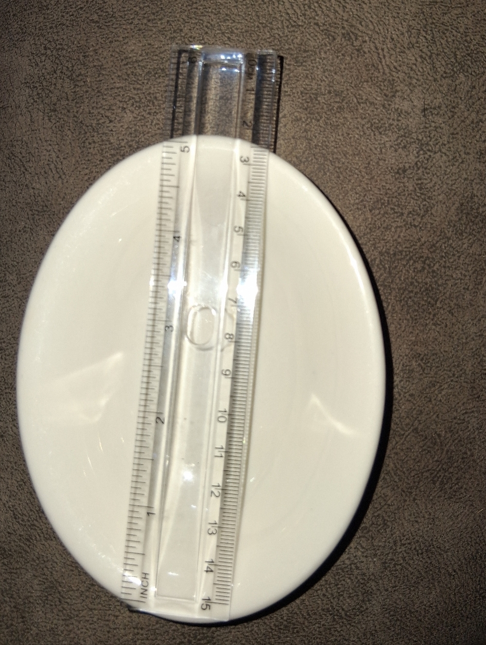 Small White Oval Ceramic Dish -